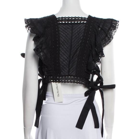 ❤️Zimmermann Ruffle Crop Top❤️ - Picture 2 of 2